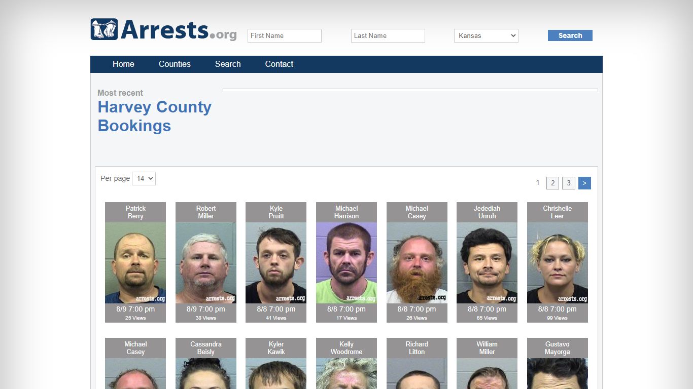 Harvey County Arrests and Inmate Search